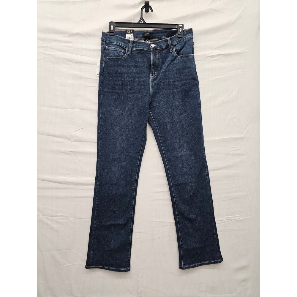 Express Womens Bootcut Jeans Medium Wash Blue Denim Size 16 EX010051 NEW
